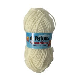 Patons Canadiana Yarn Aran Color # 104 Acrylic 228 Yards